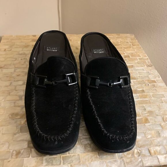 Stuart Weitzman size 7 loafer slides - Picture 1 of 4
